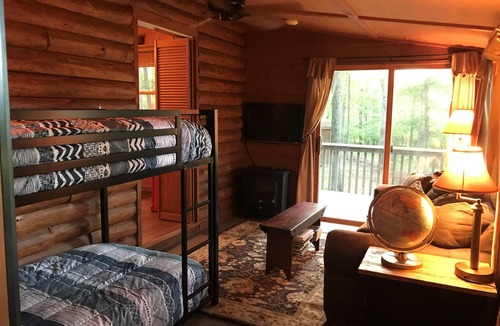 Vulcan Cabin | Relaxing 3B Log Home-15 min walk to the Black River!