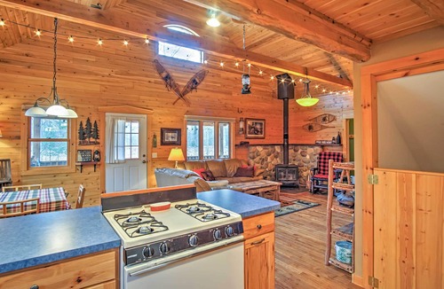 Pentwater Cabin | Remote Pentwater Cabin in the Woods: 5 Mi to Dtwn