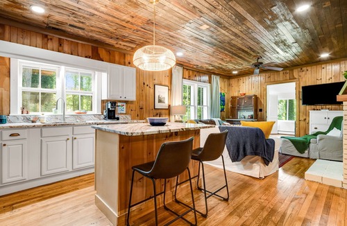 Saluda Cabin | Resilience Road Cabin: Pet Friendly, Walk to Dtown Saluda, near Hiking & Tubing