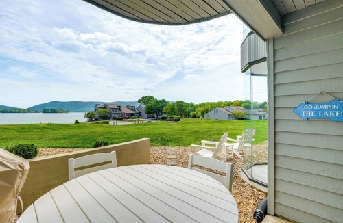 North Shore Condo | Resort Condo on Smith Mtn Lake: Linens Included!
