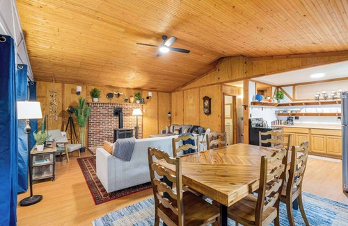 Great Cacapon Cabin | River Cabin w/Hot Tub, Screened Porch & Fire Pit
