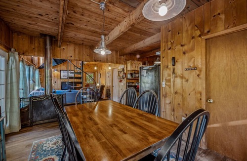 Great Cacapon Cabin | River Song Retreat - Waterfront w/Hot Tub, Fire Pit, Deck & Water Toys!