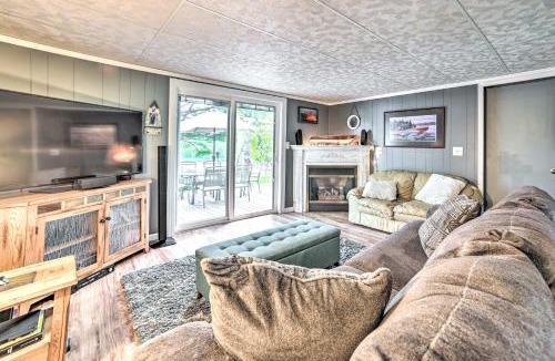 Cheboygan House | Riverfront Home w/Dock ~ 6 Mi to Cheboygan!