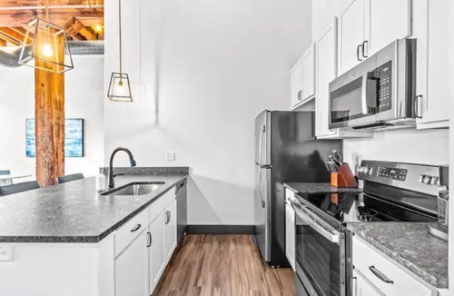 Downtown St. Louis Apartment | Riverfront Loft, Arch/Convention Center/Casino/Stadium