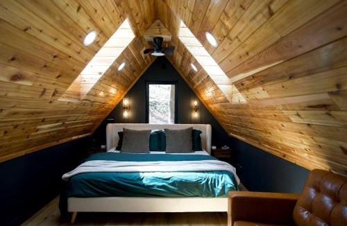 Turkey City Ski Chalet | Riverfront, Modern A-Frame on the Allegheny River, Perfect for a Romantic Weekend to Unwind