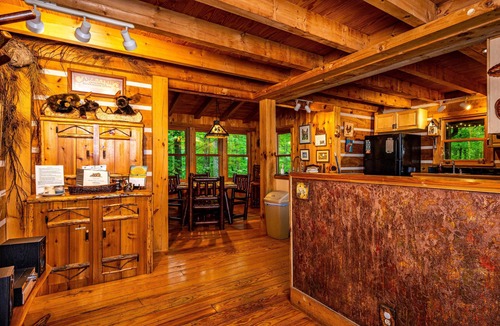 Gnaw Bone Cabin | Romantic Log Cabin w/Hot Tub, Jetted Tub & Wood Stove