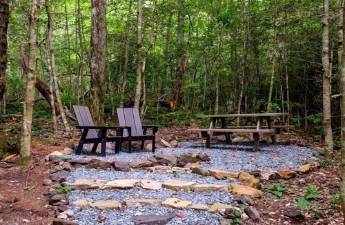 Balsam Grove Cabin | Romantic Retreat: Pet-Friendly Luxury Cabin in Enchanting Transylvania County
