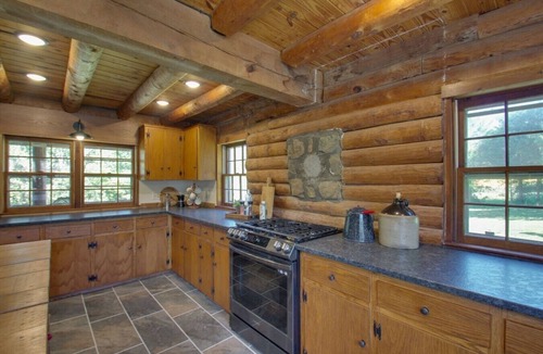 Ruckersville Cabin | Rustic Log Cabin on 3 Acres w Fire Pit