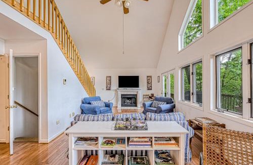 High Point House | S'thern Rock - Lakefront home with views, dock, screened porch, canoe