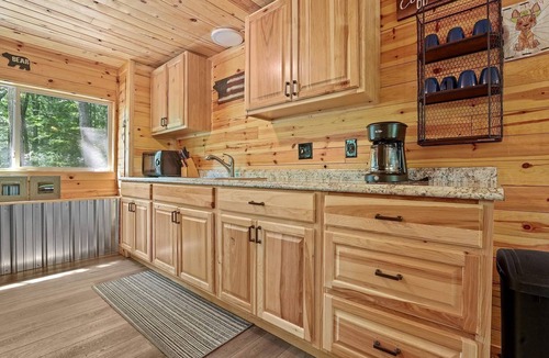 Wellston Cabin | Sand Lake Log Cabin- Pets OK, Starlink Wifi, Smart TV, AC, Grill, Firepit