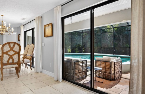 South Sarasota House | Sand & Sea Retreat, Private Heated Pool. Spacious Luxury Home