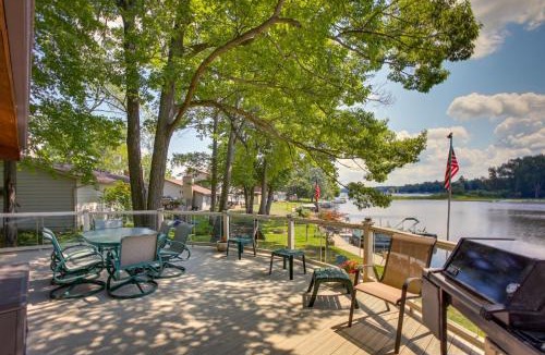 Cadillac House | Sauna + Fireplaces! Lakefront Cadillac Retreat