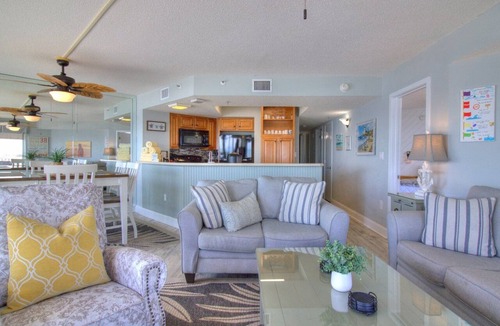Arcadian Shores Condo | Sea Watch North 1016 - Spectacular Views From This Updated Oceanfront 3 Bedroom Retreat!