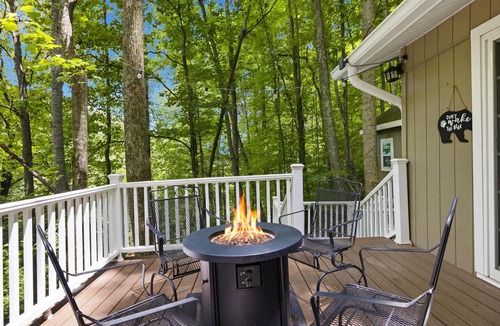 Sevierville Ski Chalet | Secluded 1 BR Cabin w/Hot Tub, Wi-Fi, Pool Access, Free Tickets