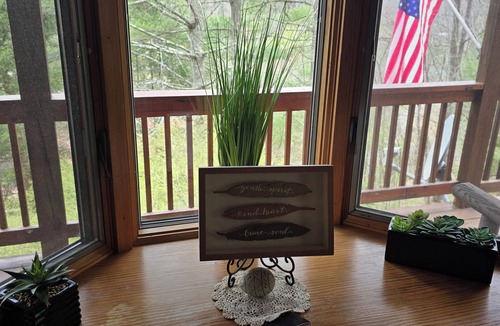Lansing House | Secluded Mountain Home Nestled in a Private River Community, Wi-Fi, Fire Pit,