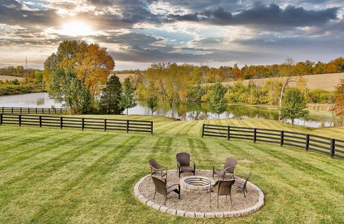 Simpsonville House | Sleeps 26, Hot Tub, Sauna, Privacy on 5 acres
