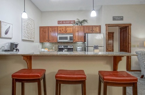 Edray Condo | Soaring Eagle #402: 2 Bedrooms, 2 Full Baths: Slope Side, Hot Tubs. Underground Parking.