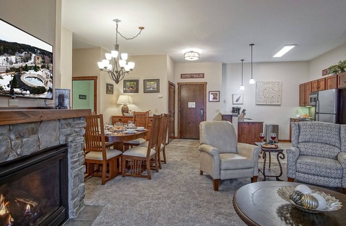 Edray Condo | Soaring Eagle #402: 2 Bedrooms, 2 Full Baths: Slope Side, Hot Tubs. Underground Parking.