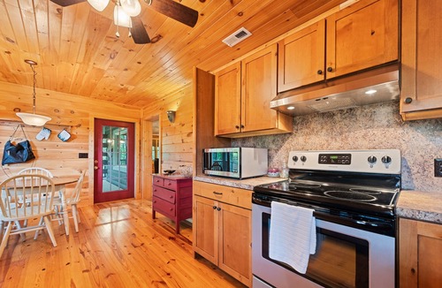 Waynesville Cabin | Spacious 4 BD 4 BA Cabin w/2 Bonus Areas 2 Kitchens Game Room, Hot Tub