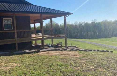 Burkesville House | Spacious 4-BR house w/wraparound porch, fire pit area and hot tub -Sleeps 18-20