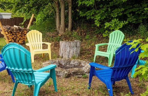 Alden House | Spacious home near Torch Lake w/custom back patio, steps away from public access