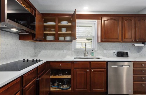Lenexa House | Spacious King Beds! Quiet & Walkable | Fenced Yard