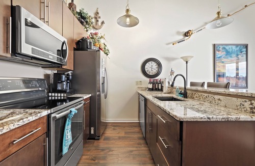 Charlevoix Condo | Spacious Lake Charlevoix Condo | Downtown Charlevoix | Pool, Hot Tub, Sauna