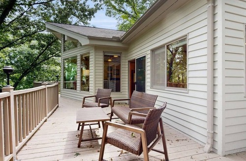Waynesville House | Spacious retreat with golf course views, WiFi, lake access nearby & deck