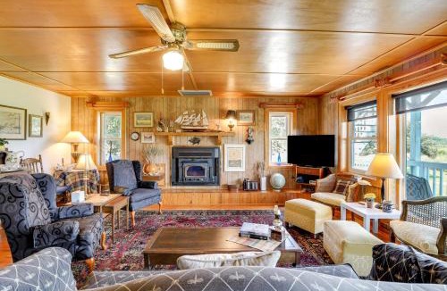 Green Pond House | Spacious Riverfront Cottage w/Dock in Green Pond!