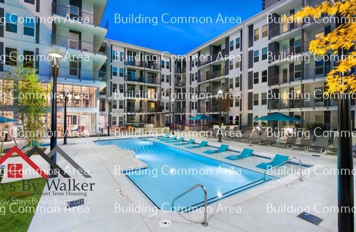 Midtown Condo | StaysByWalker Modern Urban 2BR! Gym/Pool/King Beds