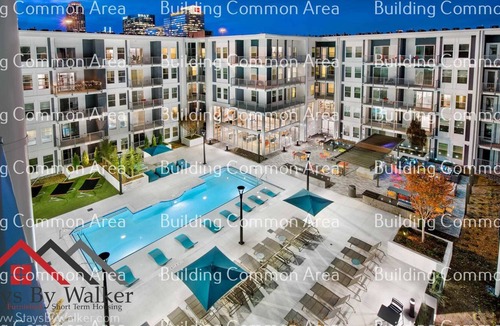 Midtown Condo | StaysByWalker Modern Urban 2BR! Gym/Pool/King Beds