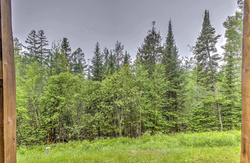 Stambaugh Cabin | Steps to Slopes! Scenic Brule Village Cabin with a Grill