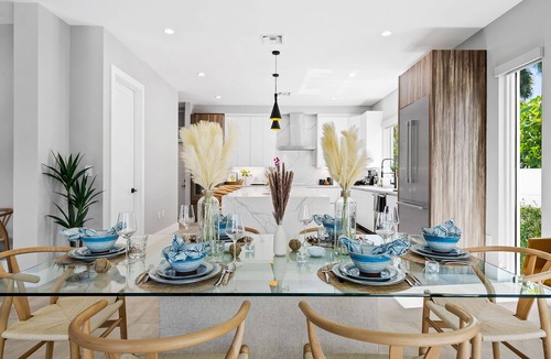 Middle River Terrace House | Stunning Modern Heated Pool Retreat with Scenic Waterway Views Near Beaches!