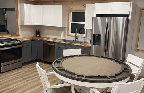 Rudyard Cabin | Stunning Remodeled Cabin Near Snowmobile/ORV Trails w/Firepit Retreat