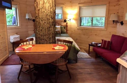 Hico Cabin | Stunning Tree House Rental in the Forest near Beckley, West Virginia