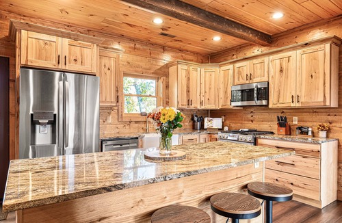 Sevierville House | Stunning Views! Firepit/Hot Tub/Games&Theater Room