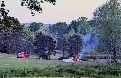 Oden RV Rental | Tent Site #3 Near Pond at Ouachita Campground at Edendell