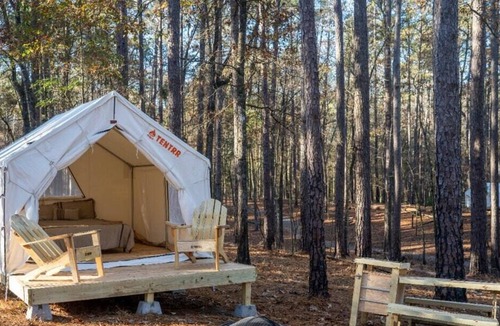Quitman RV Rental | Tentrr State Park Site - Mississippi Clarkco State Park - Woodland B - Double Ca