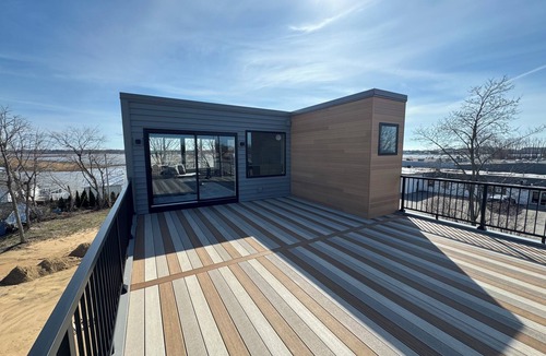 Spring Lake House | The Blue Haven House- Roof top deck overlooking the water