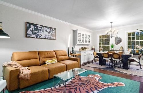 Evansville House | The Hideaway 4200 Luxury 4BR Home with Theater Game Room Fire Pit and Gym