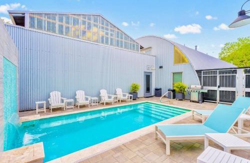Bywater House | The Moon Quonset Hut Vacation Rental Heated & Chilled Pool