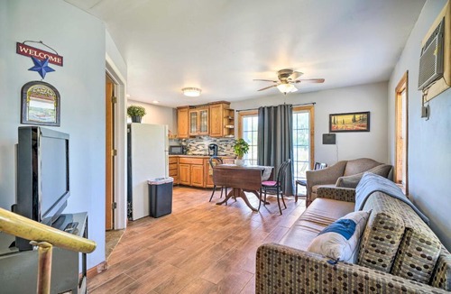 Tower Heights House | 'The Rockhouse Cottage' with Deck on Tulsa Farm!