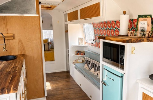 Court House House | The View At Rose Hill, Mountain Retreat with Vintage Airstream, 2 Private acres