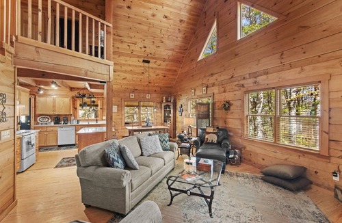 Todd Cabin | Timber Lodge - Private, Serene Cabin with Game Room for Kids