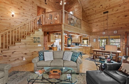 Todd Cabin | Timber Lodge - Private, Serene Cabin with Game Room for Kids