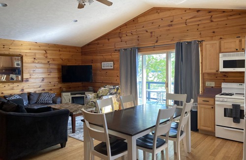 Mayfield House | Traverse City close to downtown Waterfront Spider Lake, On-site Rentals, Pets ok