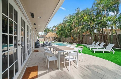 North Miami Beach House | Tropical hideaway | private pool | tiki | beach