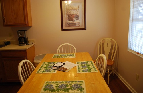Russell Springs Cabin | Two Bedroom Cabin With Covered Back Deck- no cleaning fees! @LakePointe Resort