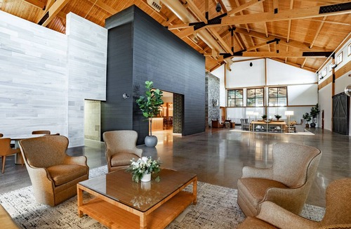 Rothschild Hotel | Two Queen Fireplace Suite With Access to Pool, Hot Tub, and Gym