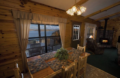 Sylvan Shores Cabin | Two Story Beaver Lake Cabin, Mountain Top lakeview with dock & SPECTACULAR VIEW!